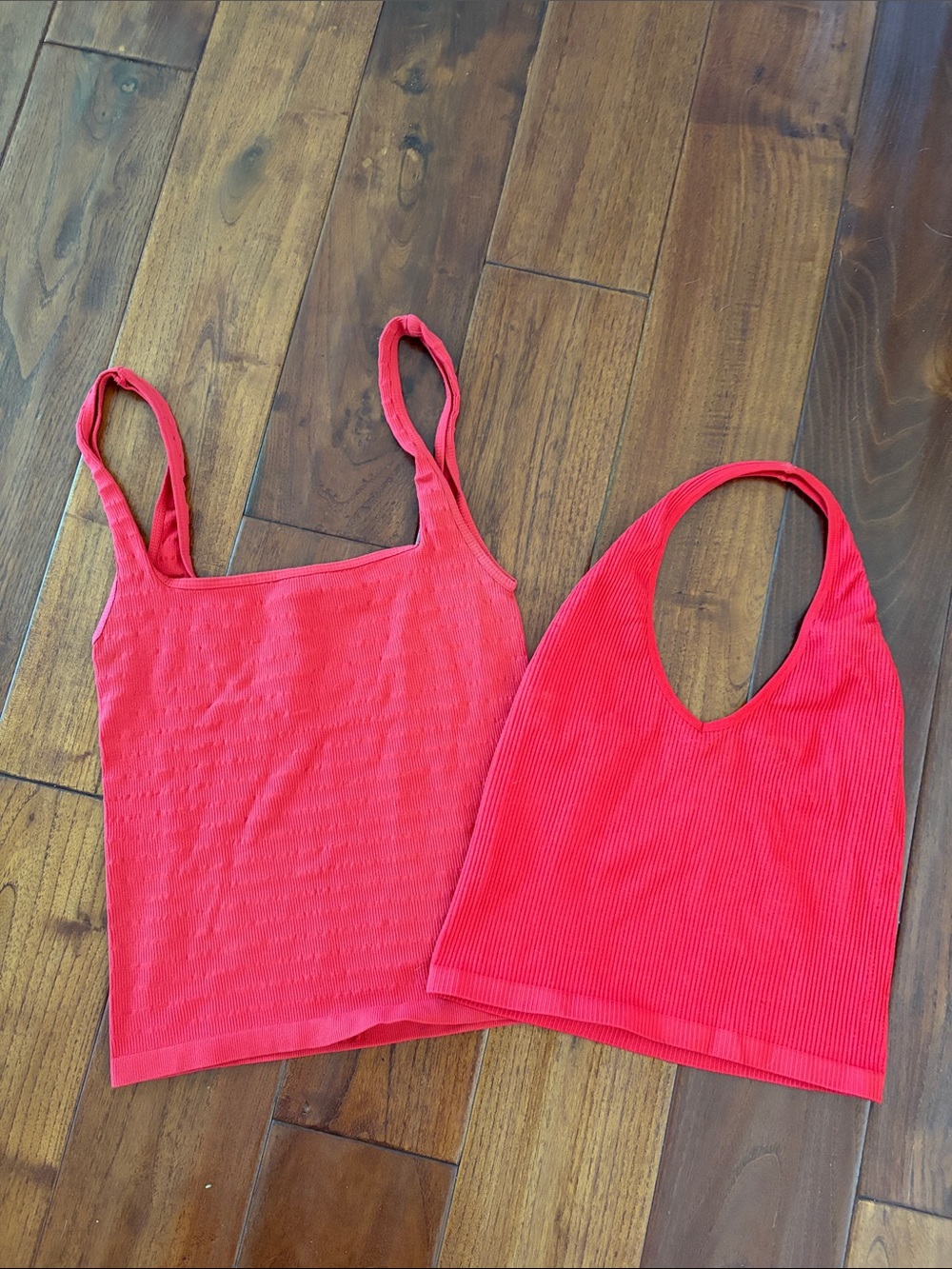 Free People Urban Outfitter Cami Tank Top Lot Size M Square One Seamless Red